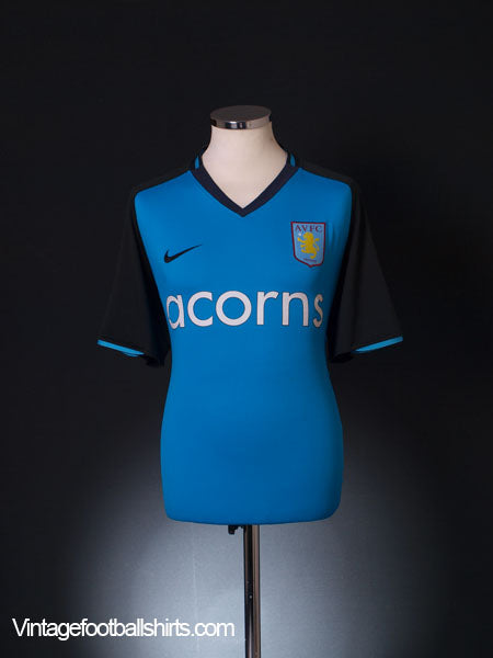 2008-09 Aston Villa Away Shirt L Football Shirt