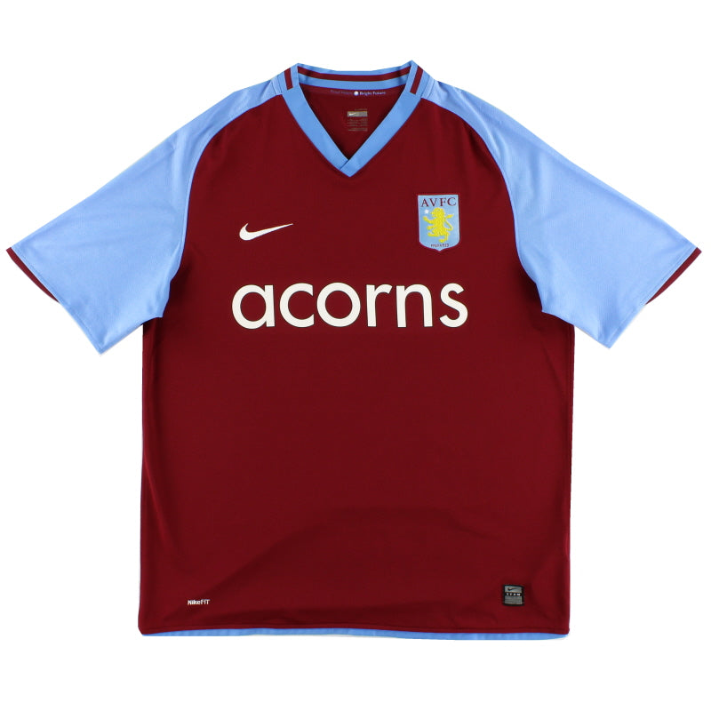 2008-09 Aston Villa Home Shirt XL Football Shirt