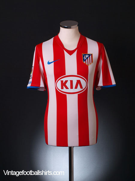 2008-09 Atletico Madrid Home Shirt S Football Shirt