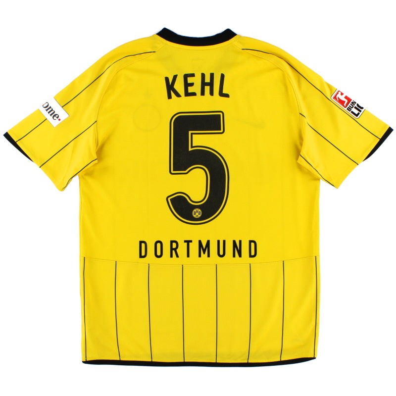 2008-09 Borussia Dortmund Home Shirt Kehl #5 M Football Shirt