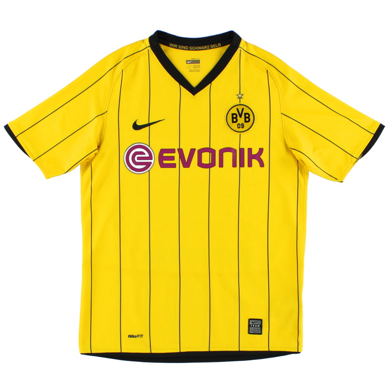 2008-09 Borussia Dortmund Home Shirt L.Boys Football Shirt