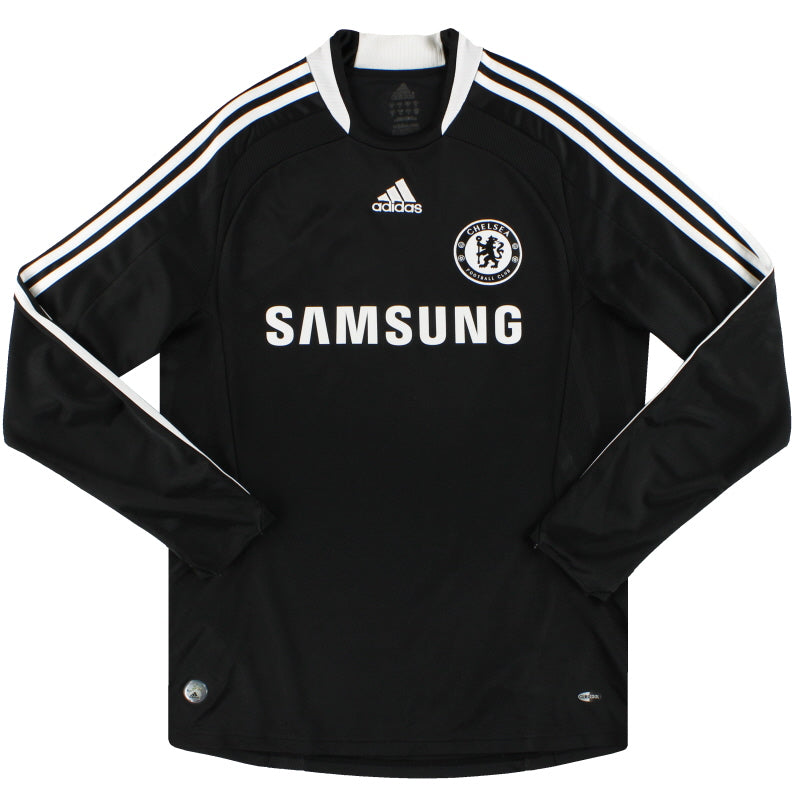 2008-09 Chelsea adidas Away Shirt L/S M Football Shirt