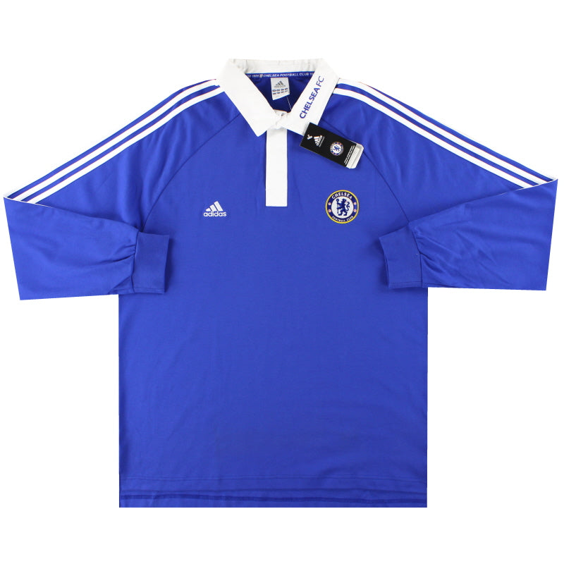 2008-09 Chelsea adidas Polo Shirt L/S *BNIB* XL Polo Shirt