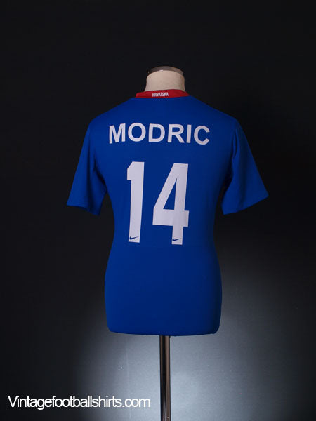 2008-09 Croatia Away Shirt Modric #14 S Football Shirt