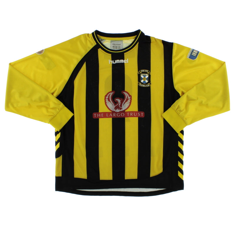 2008-09 East Fife Match Issue Home Shirt #9 L/S XL Football Shirt