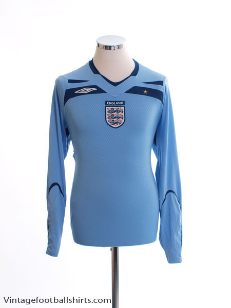 2008-09 England Goalkeeper Shirt M Football Shirt