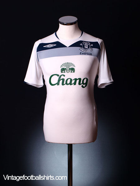 2008-09 Everton Away Shirt L Football Shirt