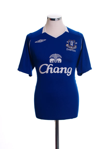 2008-09 Everton Home Shirt M Football Shirt