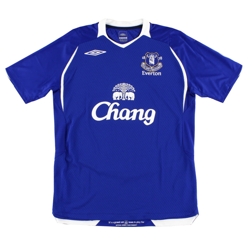 2008-09 Everton Home Shirt M Football Shirt