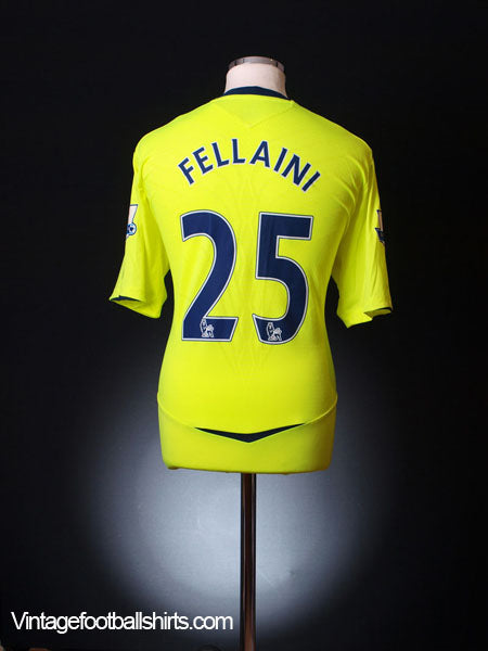 2008-09 Everton Third Shirt Fellaini #25 *As new* XL Football Shirt