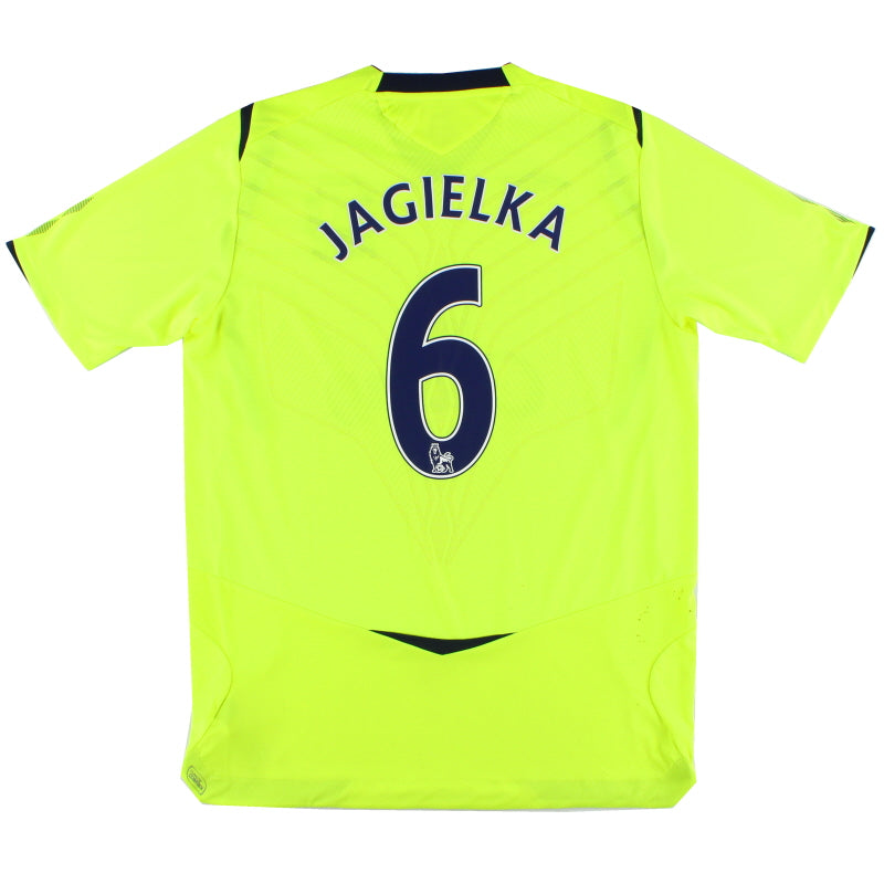 2008-09 Everton Third Shirt Jagielka #6 L Football Shirt