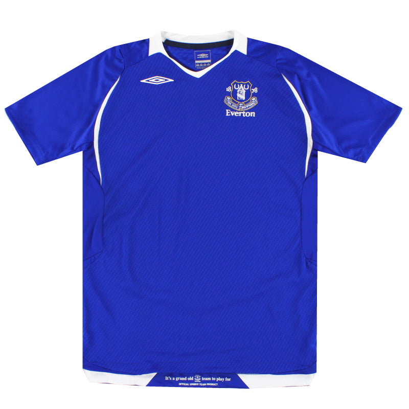 2008-09 Everton Umbro Home Shirt *Mint* XL.Boys Football Shirt