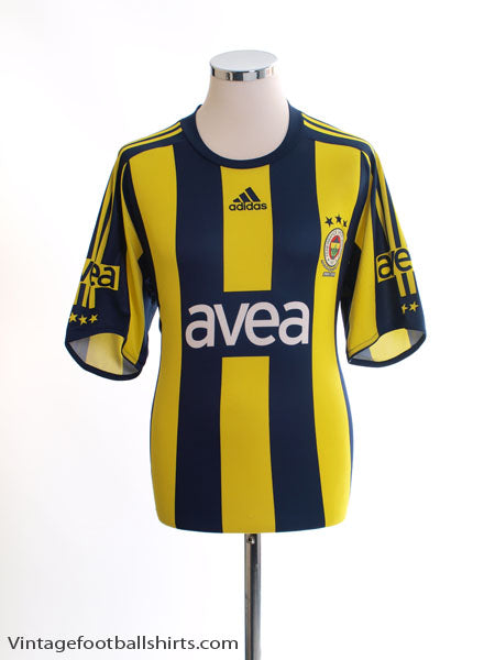 2008-09 Fenerbahce Basic Home Shirt L Football Shirt