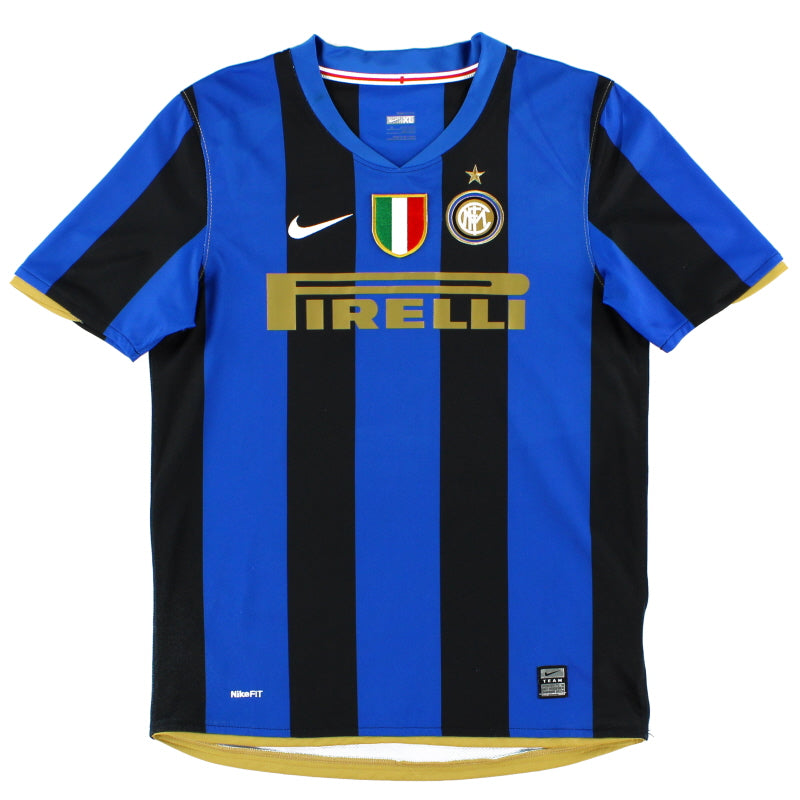 2008-09 Inter Milan Home Shirt M.Boys Football Shirt