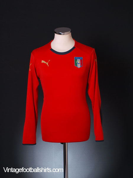 2008-09 Italy Goalkeeper Shirt M Football Shirt