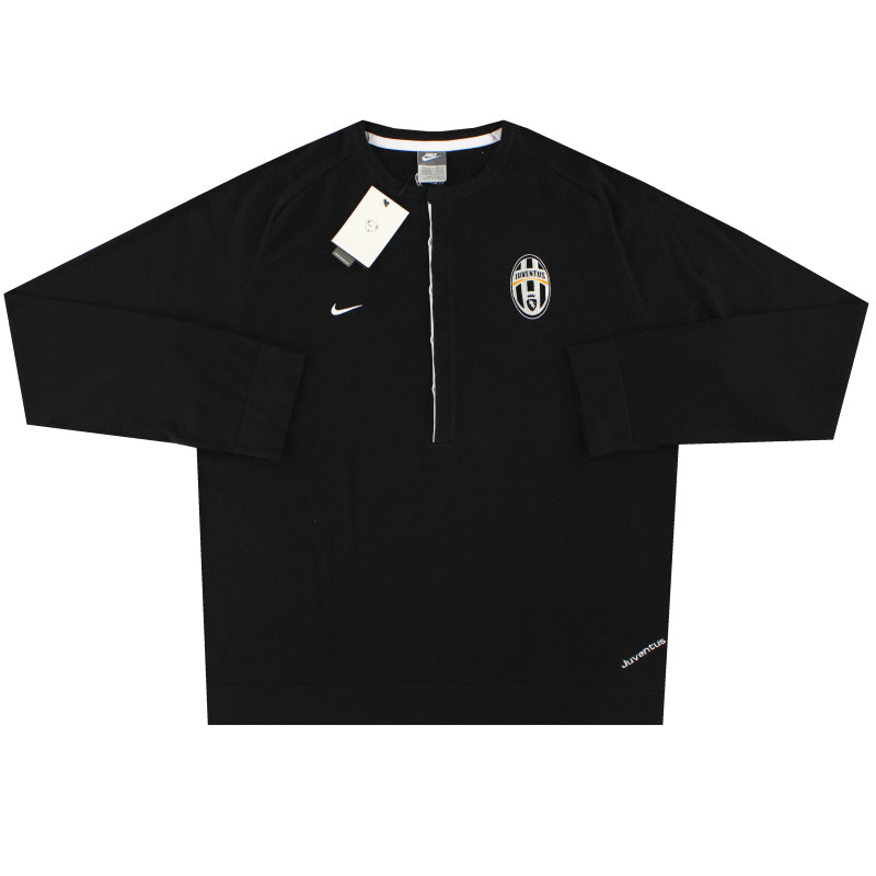 2008-09 Juventus Nike 1/2 Button Tee L/S *w/tags* L T-Shirt