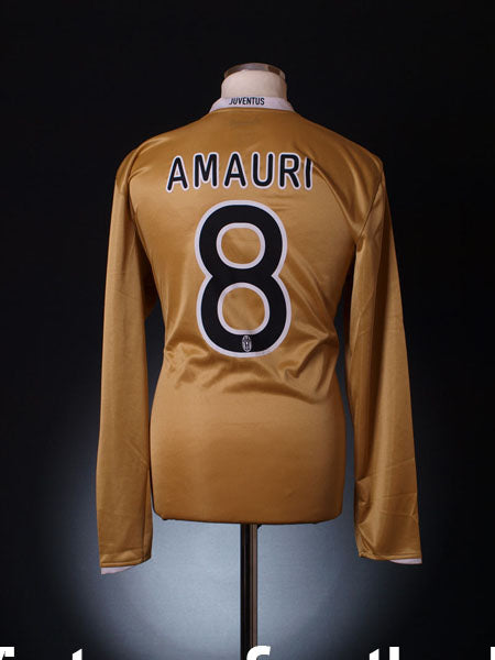 2008-09 Juventus Player Issue Away Shirt Amauri #8 L/S XL Football Shirt