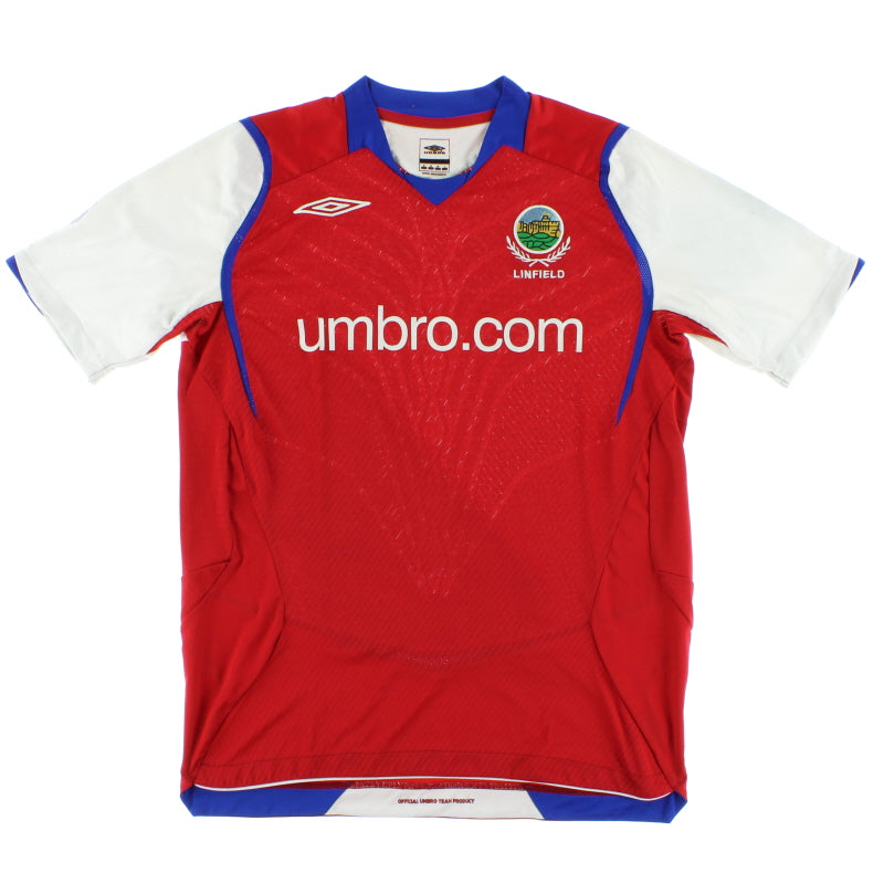 2008-09 Linfield Umbro Away Shirt M Football Shirt