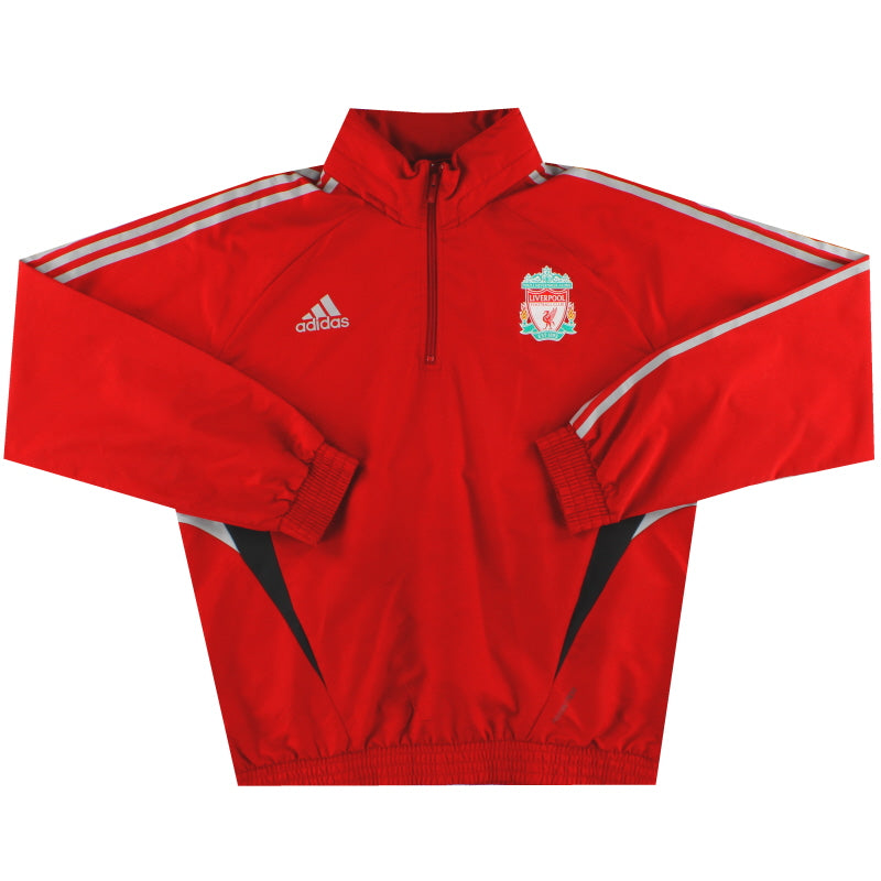 2008-09 Liverpool adidas 'Formotion' 1/4 Zip Track Jacket L Jacket