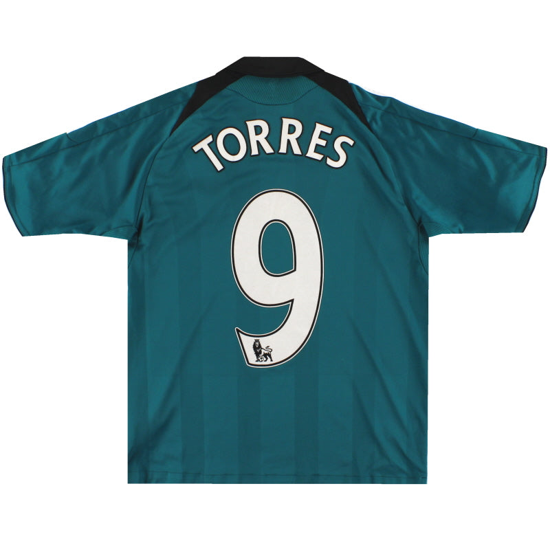 2008-09 Liverpool adidas Thrid Shirt Torres #9 M.Boys Football Shirt