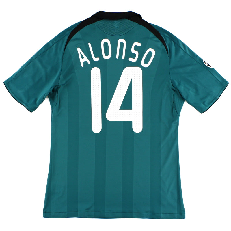2008-09 Liverpool CL Third Shirt Alonso #14 M Football Shirt