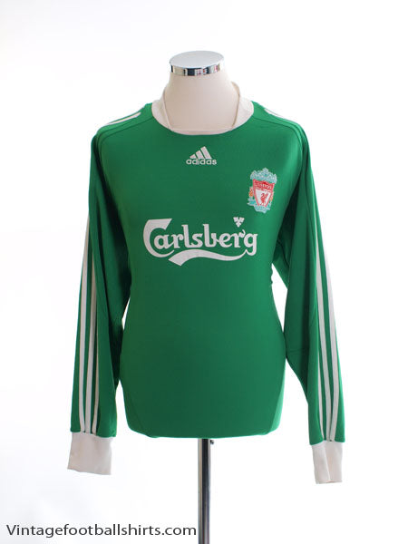 2008-09 Liverpool Goalkeeper Shirt L Football Shirt