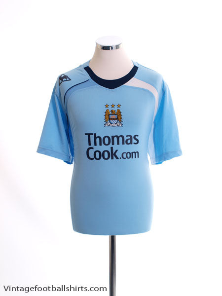 2008-09 Manchester City Home Shirt XL Football Shirt