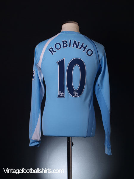 2008-09 Manchester City Home Shirt Robinho #10 *BNWT* XXL.Boys Football Shirt