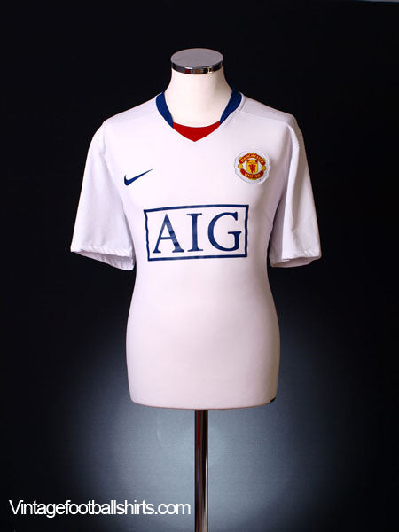 2008-09 Manchester United Away Shirt M Football Shirt
