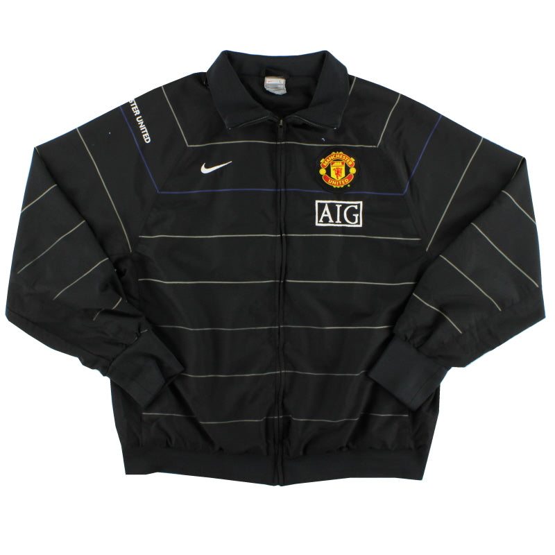 2008-09 Manchester United Nike Woven Jacket L Jacket