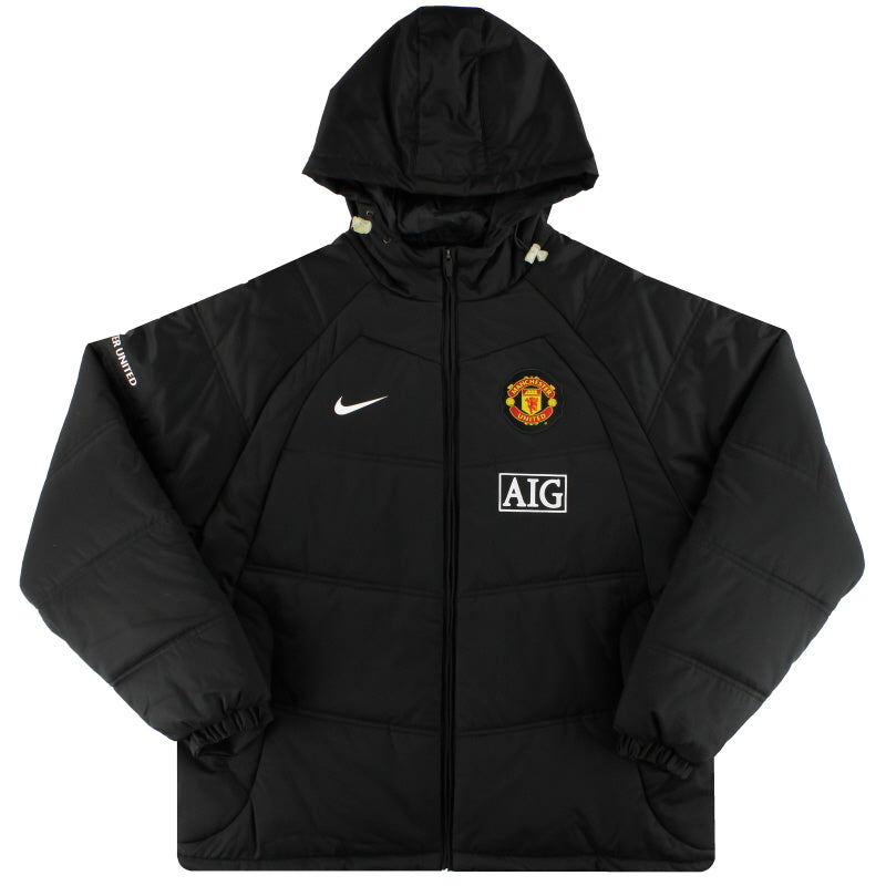 2008-09 Manchester United Nike Padded Bench Coat *As New* XXL Jacket