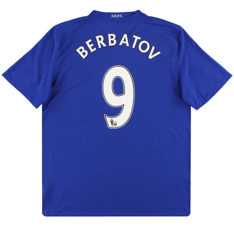 2008-09 Manchester United Nike Third Shirt Berbatov #9 L Football Shirt