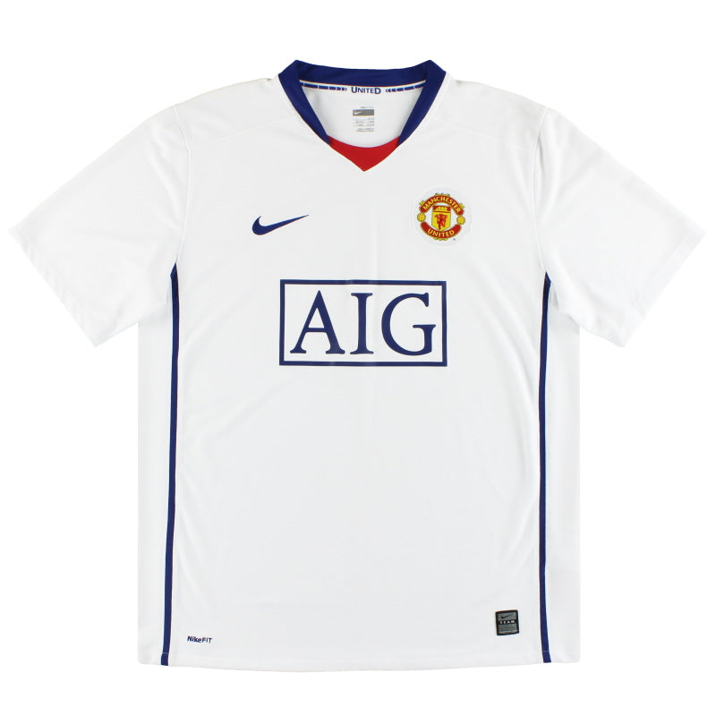 2008-09 Manchester United Nike Away Shirt M Football Shirt