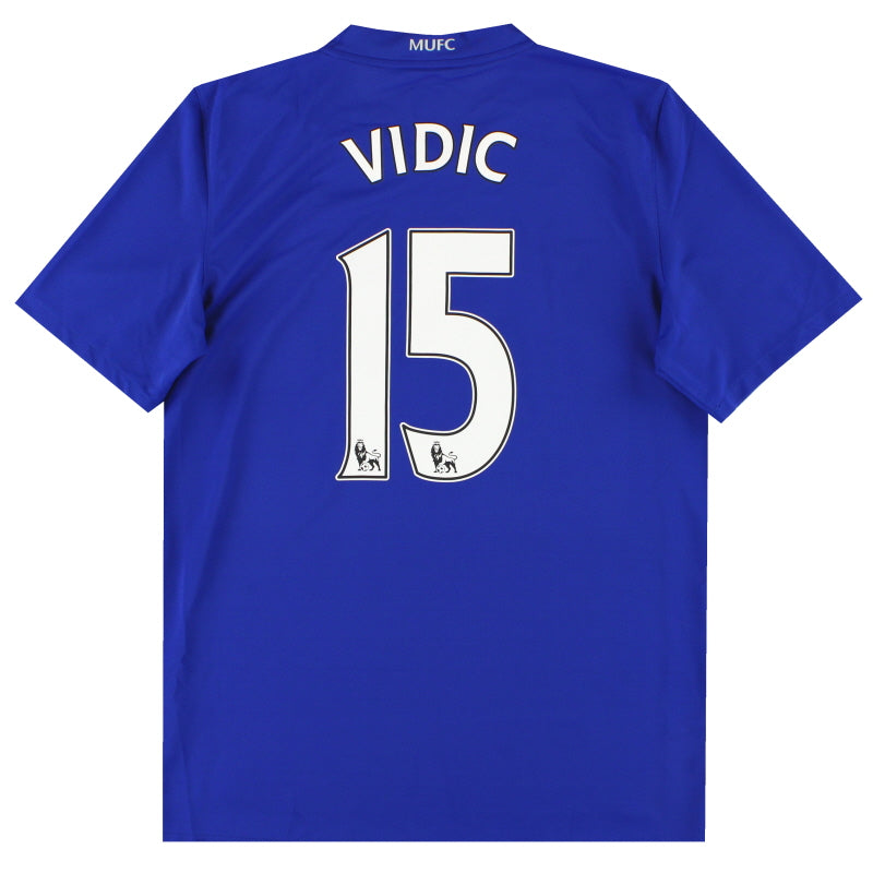 2008-09 Manchester United Nike Third Shirt Vidic #15 M Football Shirt