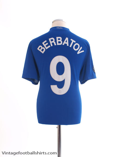 2008-09 Manchester United Third Shirt Berbatov #9 L Football Shirt