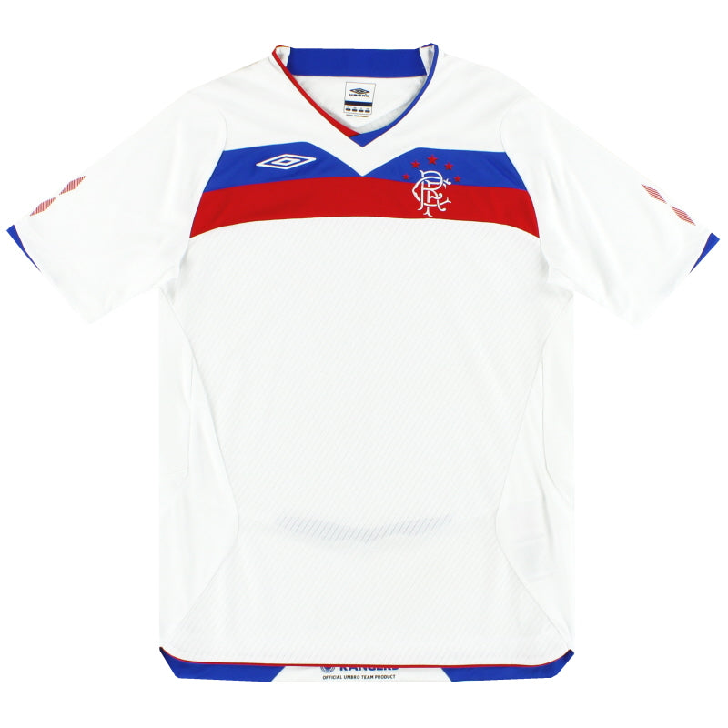 2008-09 Rangers Umbro Away Shirt L.Boys Football Shirt