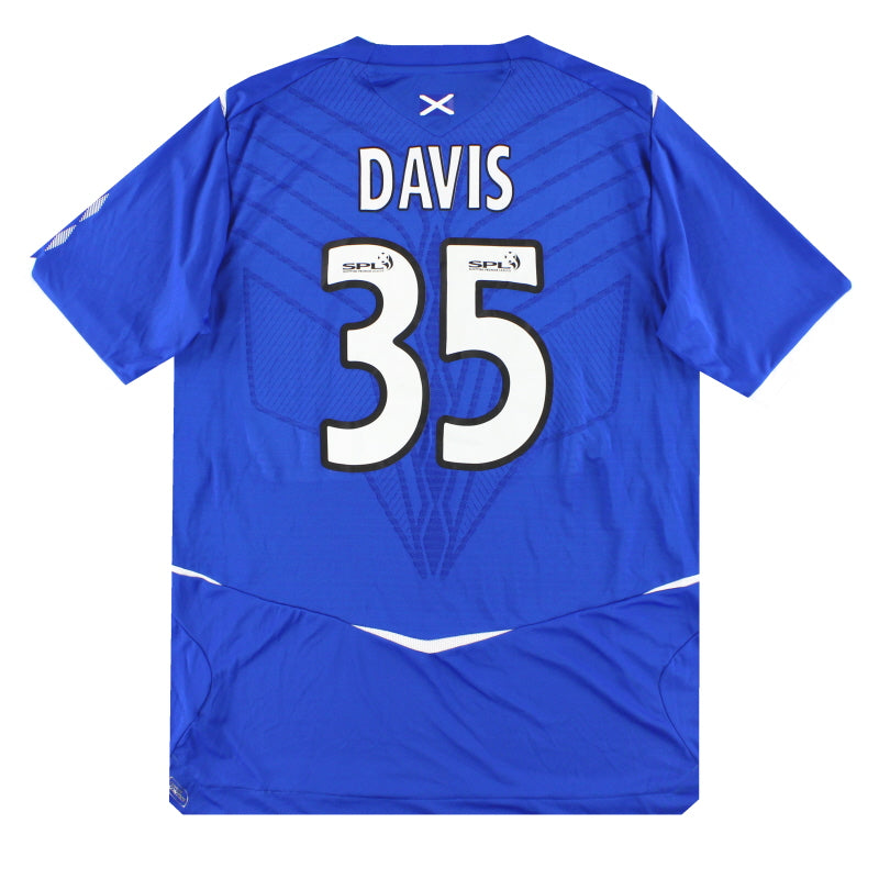 2008-09 Rangers Umbro Home Shirt Davis #35 *w/tags* L Football Shirt