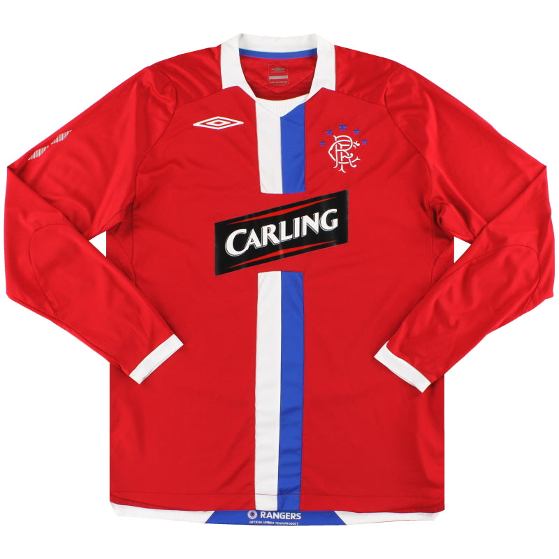 2008-09 Rangers Umbro Third Shirt L/S *Mint* L Football Shirt