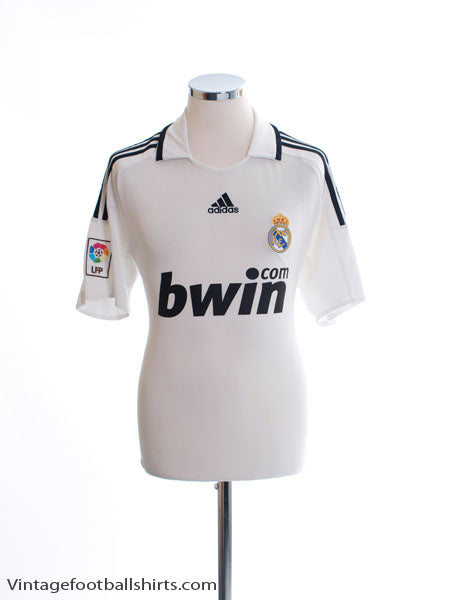 2008-09 Real Madrid Home Shirt S Football Shirt