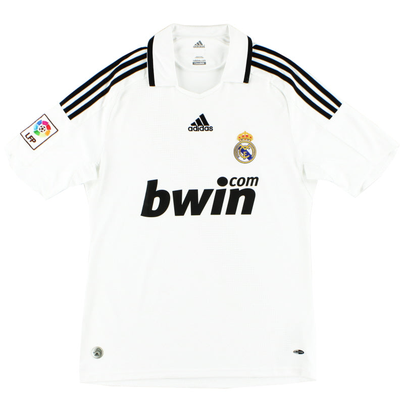 2008-09 Real Madrid adidas Home Shirt XL Football Shirt