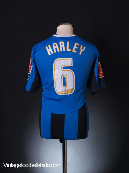 2008-09 Rochdale Home Shirt Harley #6 M Football Shirt