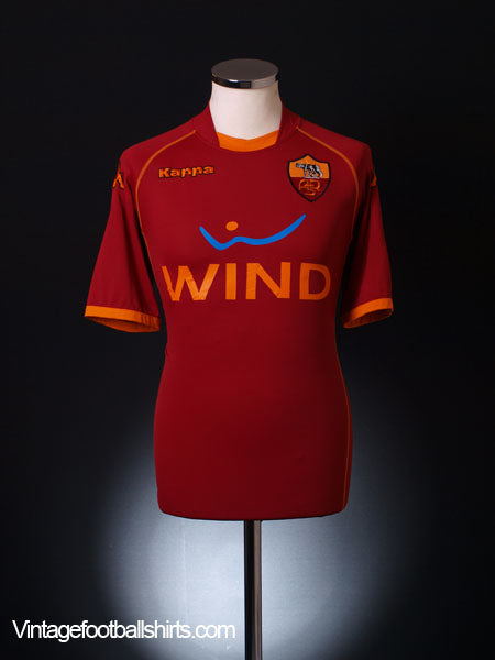 2008-09 Roma Home Shirt M Football Shirt
