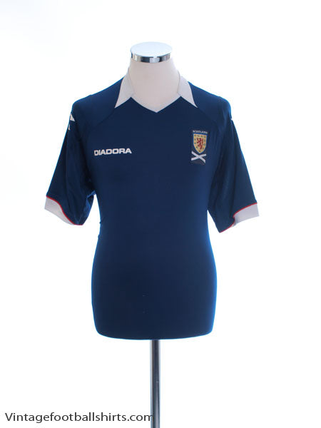 2008-09 Scotland Home Shirt L Football Shirt