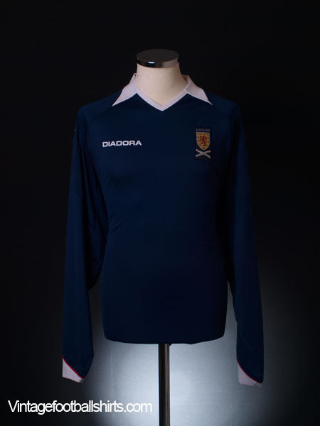 2008-09 Scotland Home Shirt L/S XL Football Shirt