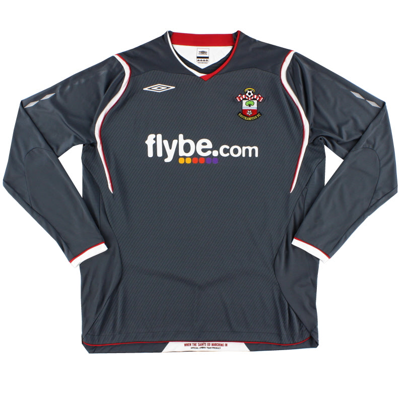 2008-09 Southampton Umbro Away Shirt L/S XL Football Shirt