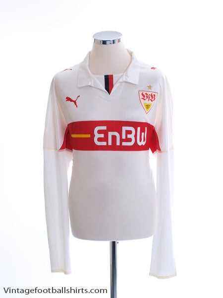 2008-09 Stuttgart Player Issue Home Shirt L/S *Mint* XL Football Shirt