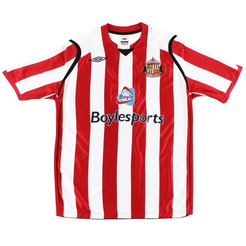 2008-09 Sunderland Umbro Home Shirt L Football Shirt