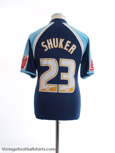 2008-09 Tranmere Rovers Away Shirt Shuker #23 M Football Shirt