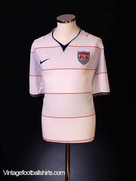 2008-09 USA Home Shirt L Football Shirt