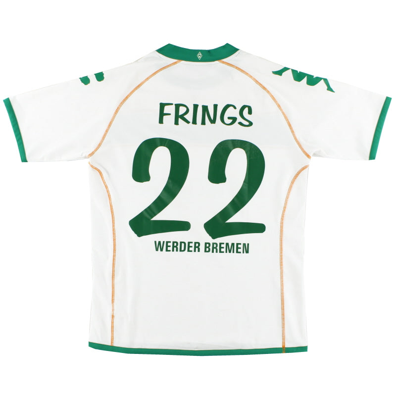 2008-09 Werder Bremen Home Shirt Frings #22 XL Football Shirt